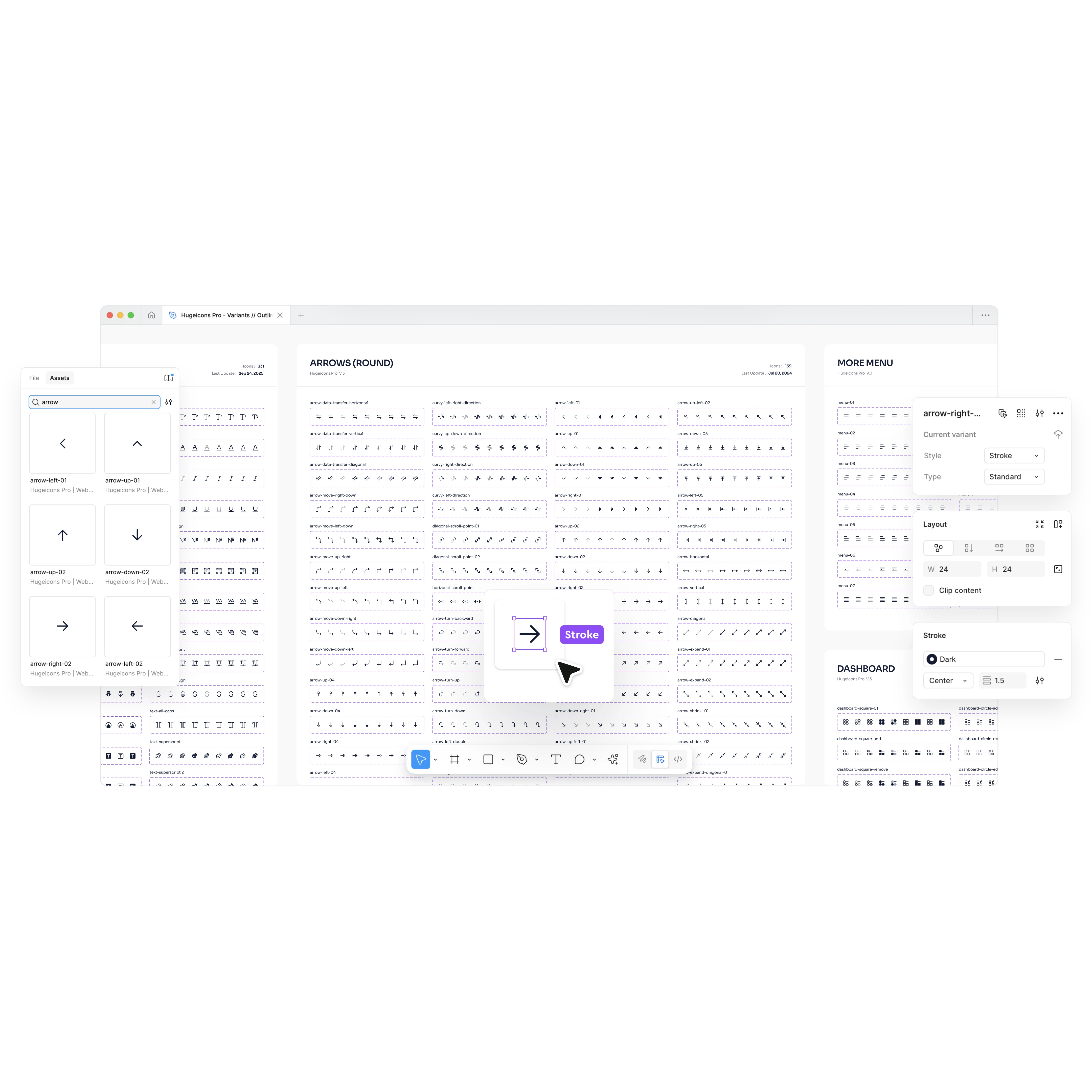 Hugeicons: Figma icon library