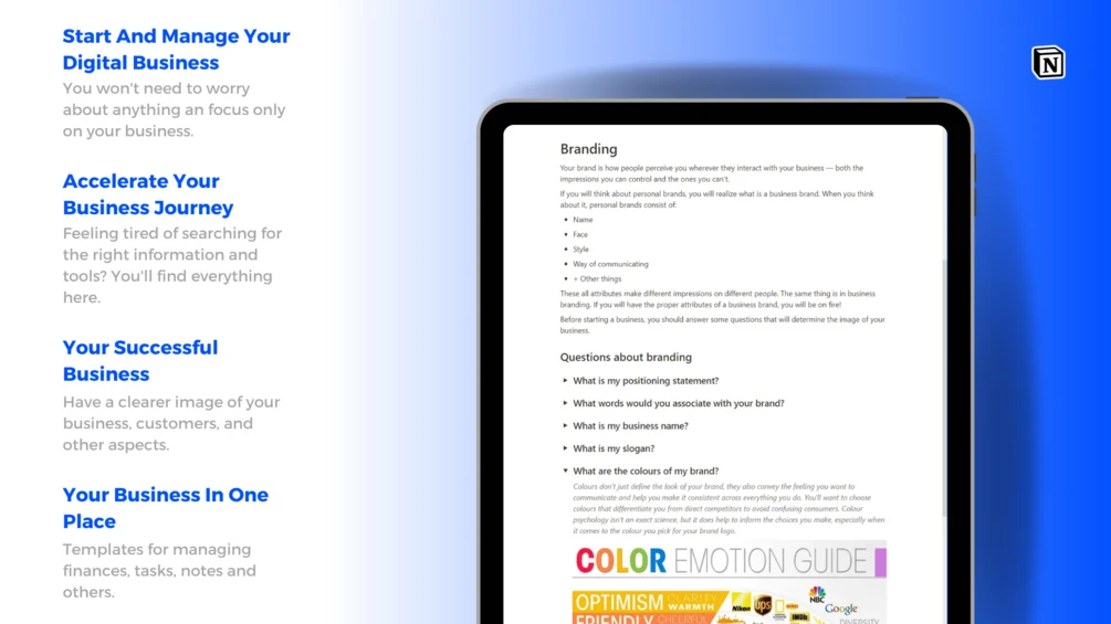 Notion Digital Business Kit