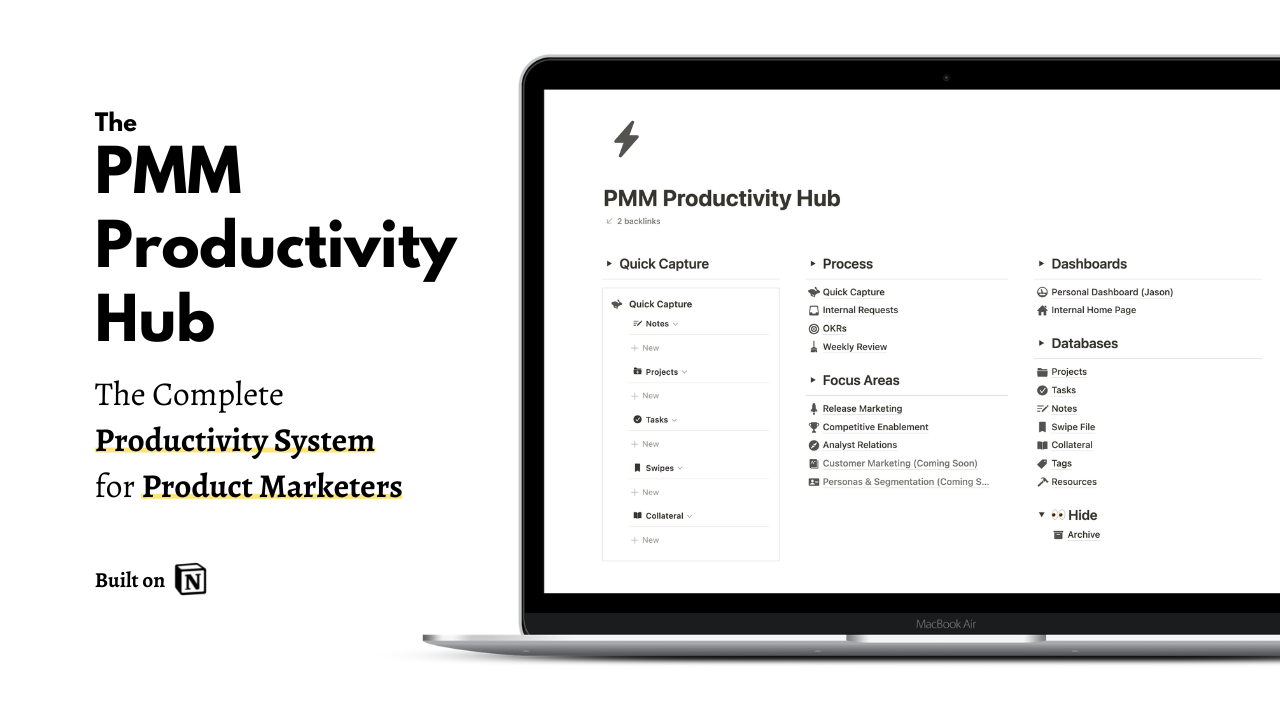 PMM Productivity Hub