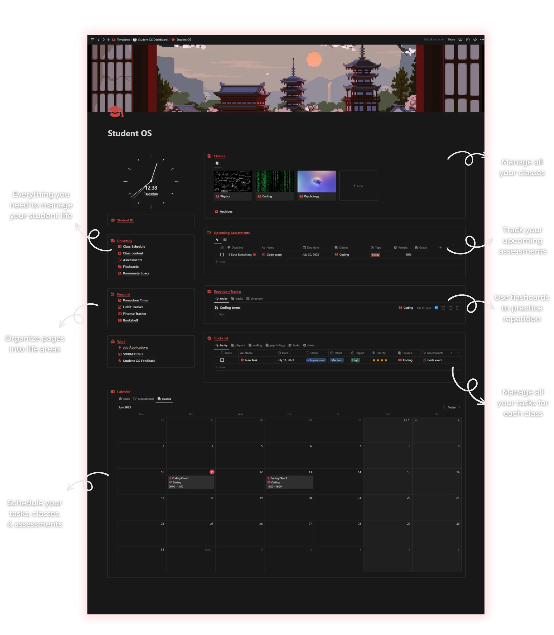Student OS Dashboard